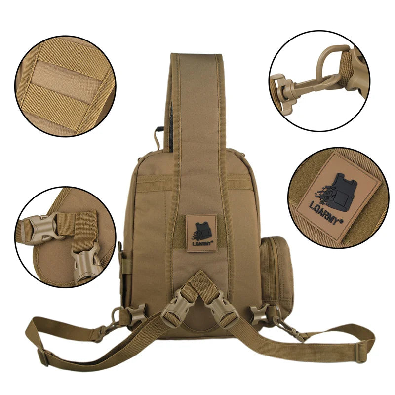 Outdoor Tactical Bag Military Shoulder Bag Backpack Tactical Satchel and Waist Bag