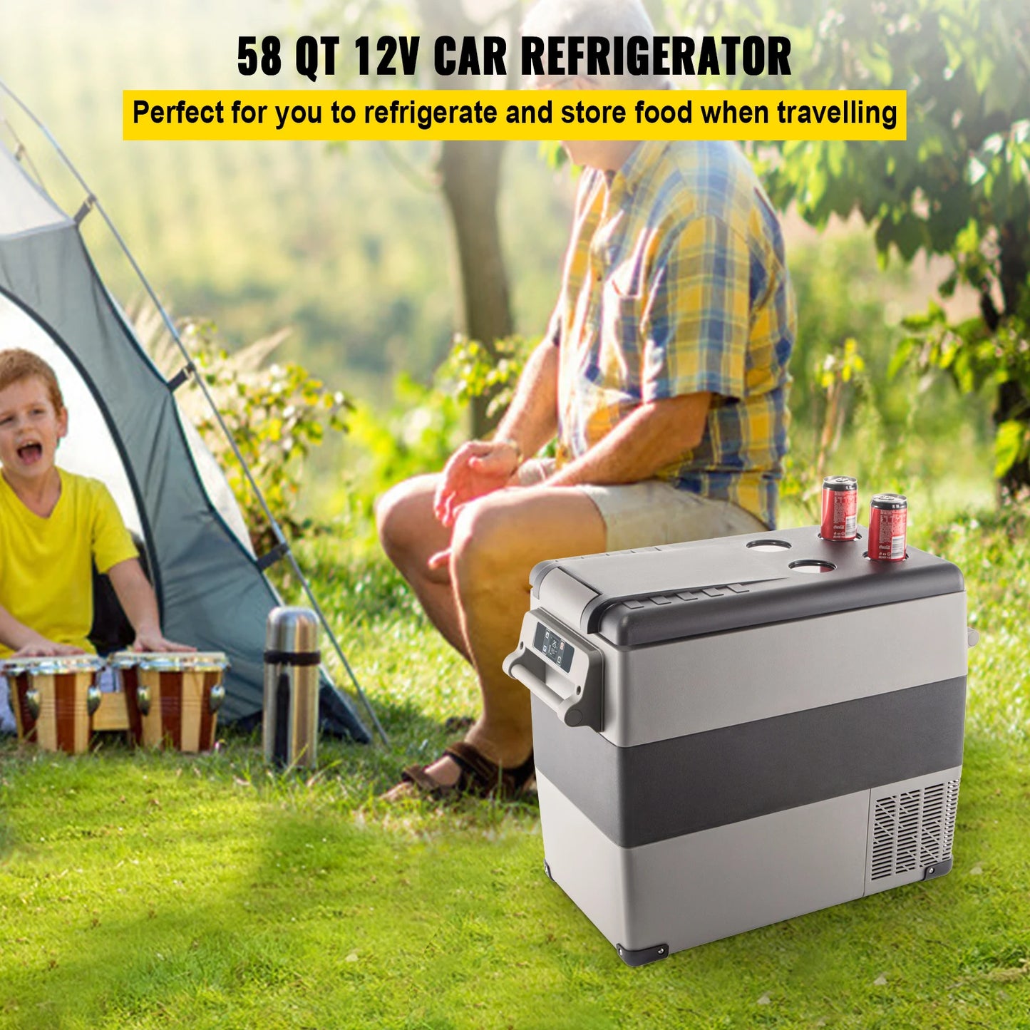 20L 22L 35L 45L 55L Car Refrigerator Mini Fridge, Freezer. Portable Compressor Cooler DC 110-240V
