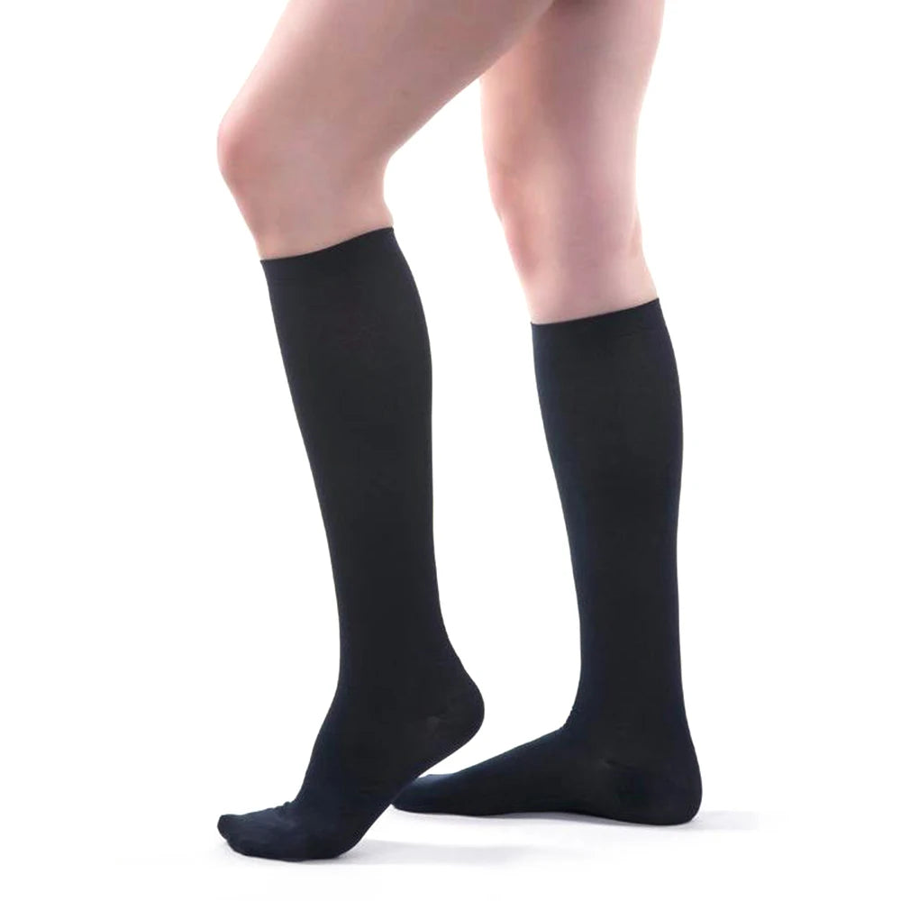 Compression Socks Women Men, Firm Support Graduated Varicose Veins Hosiery for Edema, Swelling, Pregnancy, Recovery
