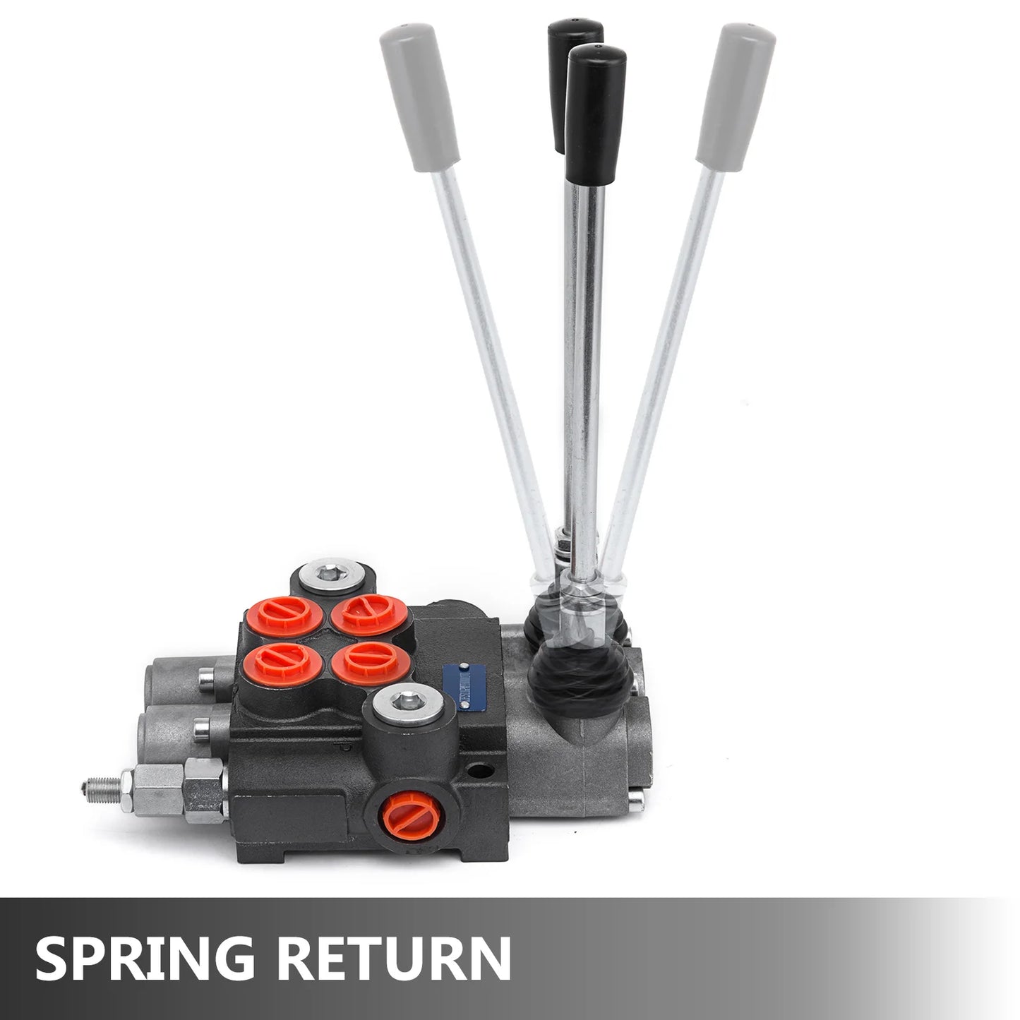 2 or3 Spool 11GPM3600PSI Directional Hydraulic Control Valve, Double Acting, Suitable Use for Pump Hydraulic Cylinder Motor
