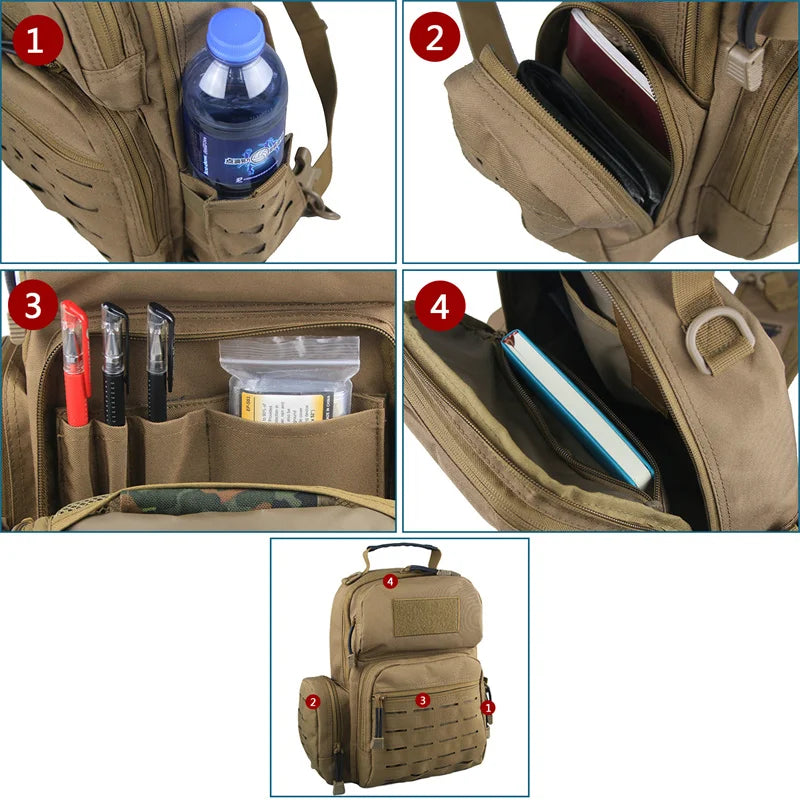 Outdoor Tactical Bag Military Shoulder Bag Backpack Tactical Satchel and Waist Bag