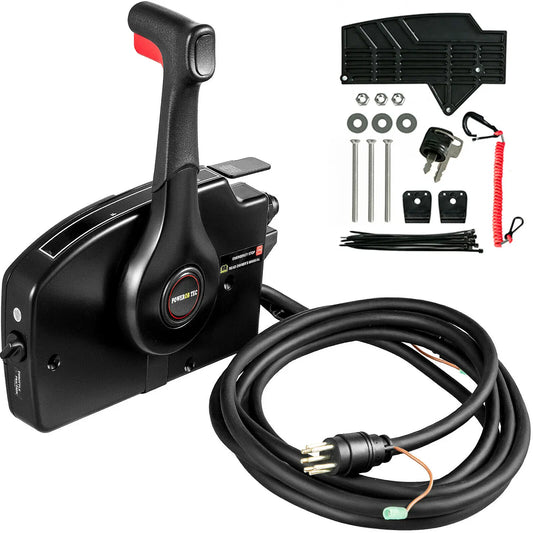 Outboard engine Side Mount Control Box Remote Control, For Mercury-4000 Side Mount (Non Power Trim)