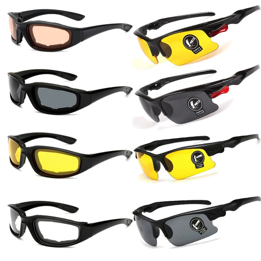 Car, Motorcycle Polarized Sunglasses. Men, Women Outdoor Riding Sunglasses. Windproof Night Vision