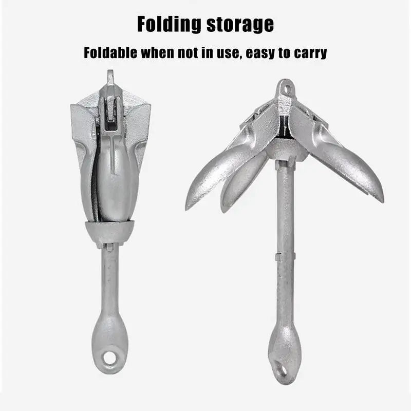 Kayak Anchoring Kit, Folding Retrievable Quick Release Boat Accessories For Kayaking Rafting