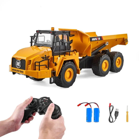 RC Remote Control Dump Truck 11CH 1:16 Scale Construction Vehicle Toy