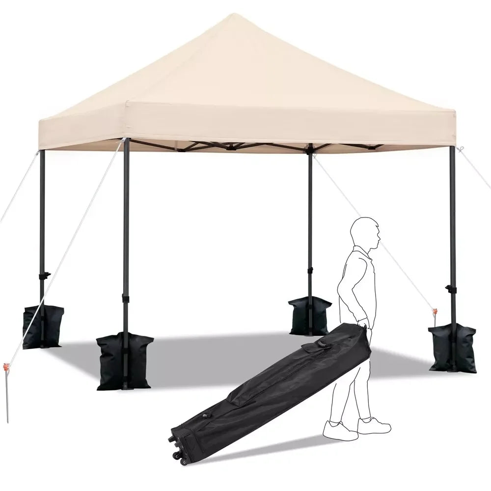 Commercial Pop Up Tent 10x10ft Canopy Waterproof Shelter