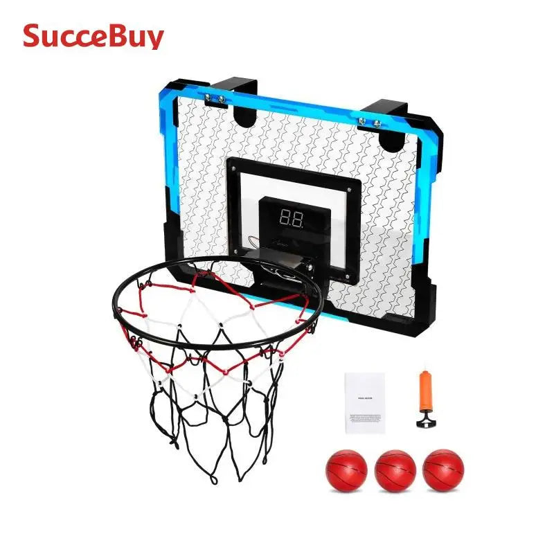 Kids Wall Type Foldable Basketball Hoop with three balls, Outdoor, Indoor Games