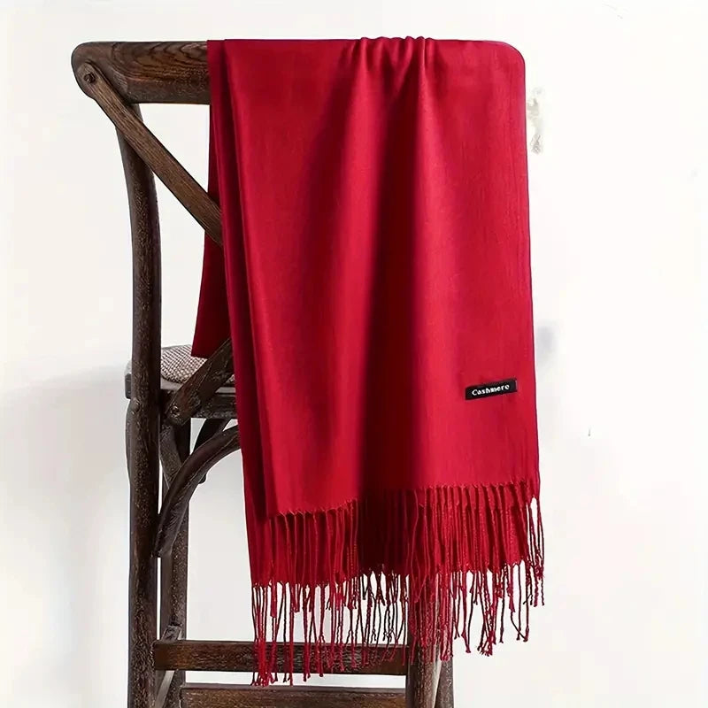 Women's Pashmina Scarf Shawls, Soft Cashmere feeling Headscarf
