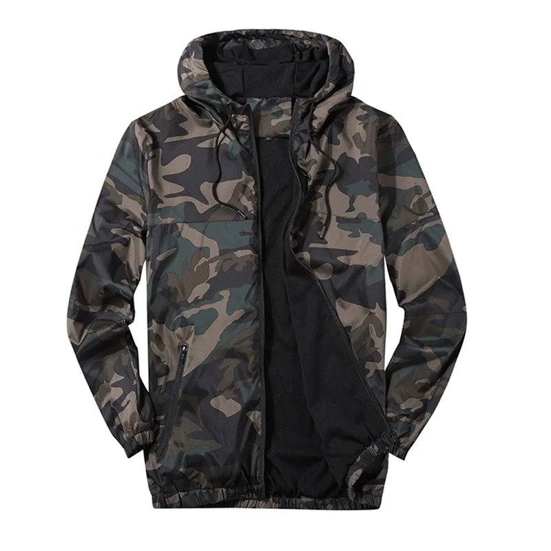 Men s  Parka Jacket with Faux Fur Lined Hood and Zipper Closure Warm Coat Outdoor Windbreaker