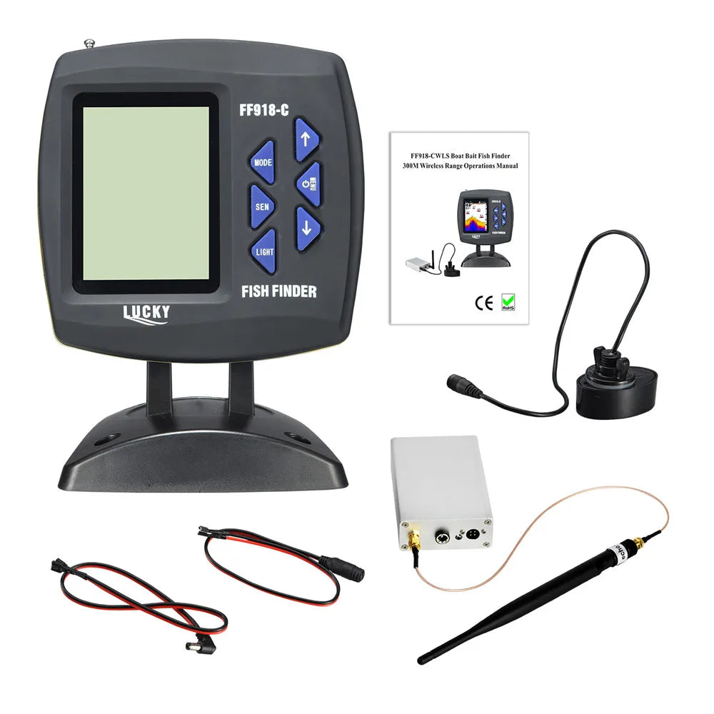 Fish Finder Camera for Fishing, Wireless Operating Range, Echo Sounder, Depth Sounder