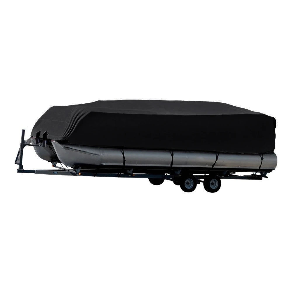 17-24ft Universal Heavy Duty Pontoon Boat Covers 210D Waterproof, Dustproof, Pontoon Boat Cover Coat Protect Rain UV