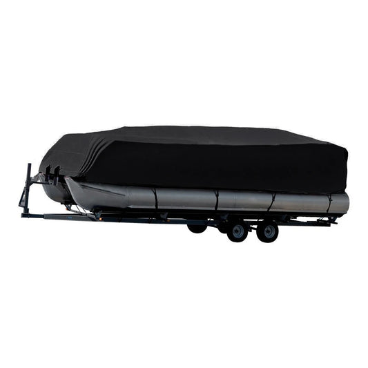 17-24ft Universal Heavy Duty Pontoon Boat Covers 210D Waterproof, Dustproof, Pontoon Boat Cover Coat Protect Rain UV