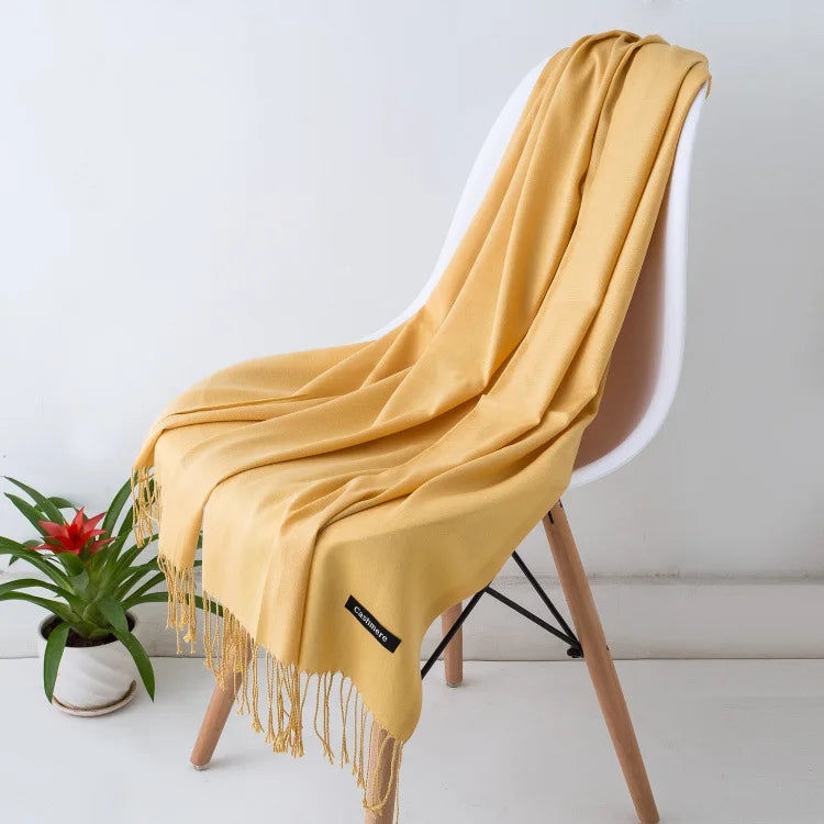 Women's Pashmina Scarf Shawls, Soft Cashmere feeling Headscarf