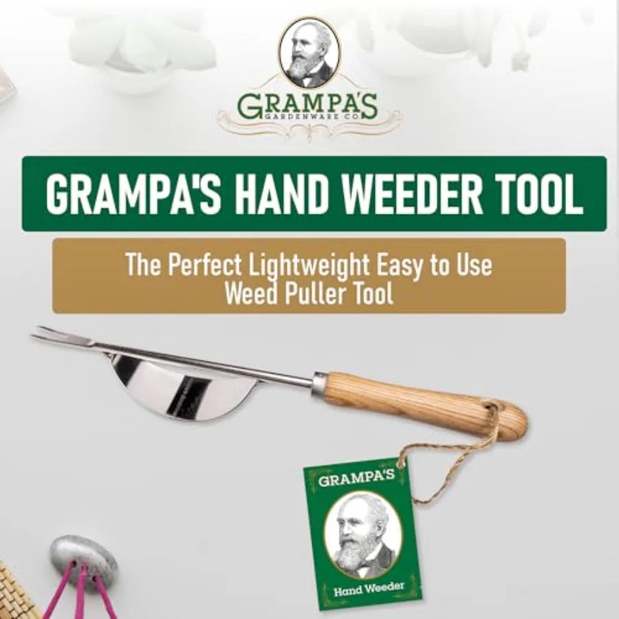 Grampa's Hand Weeder Tool, The Perfect Lightweight Easy to Use Weed Puller Tool for Garden, Durable Unique Lever