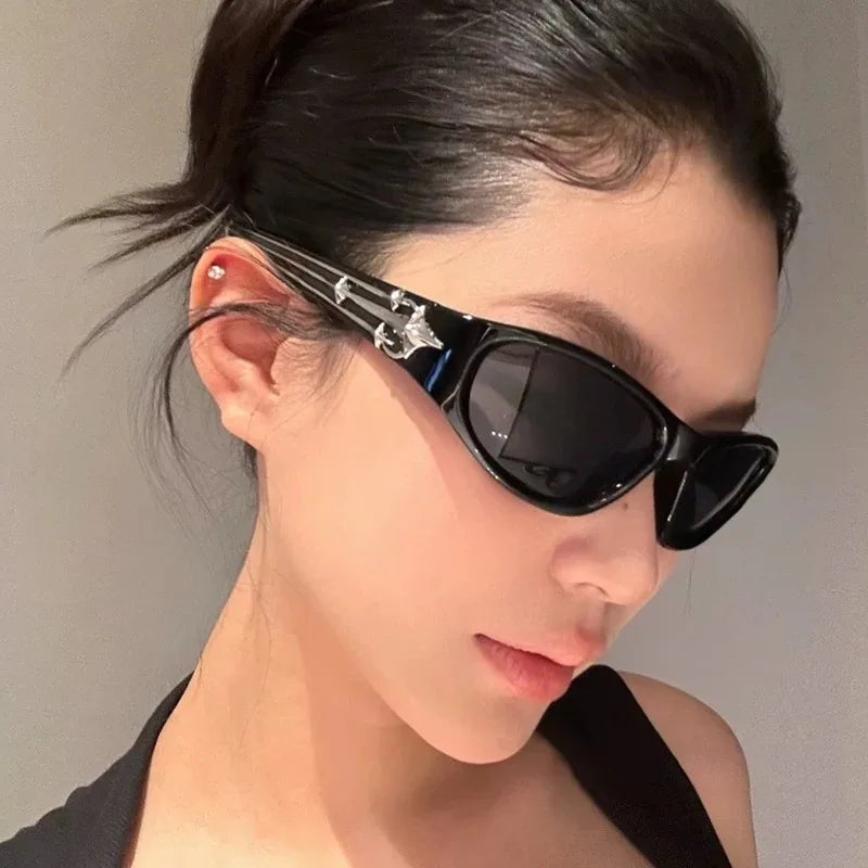 Fashion Cat Eye Sunglasses, Women, Men Luxury Brand Design Sun Glasses. UV400