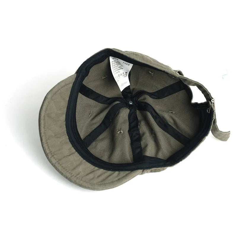 Short Brim Cotton Cap Men, Women, Adjustable Low Profile