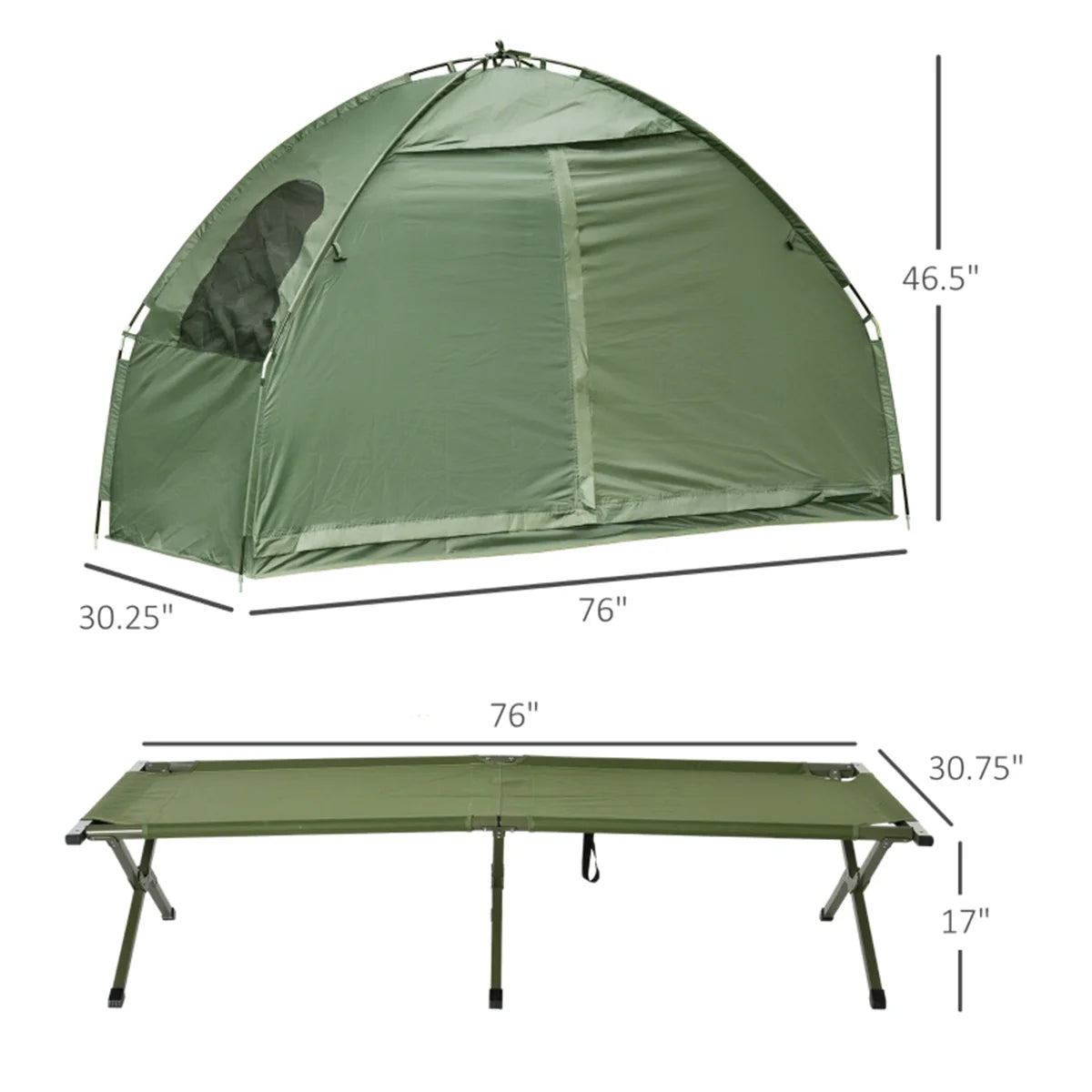 Multi-Functional Above Ground Folding Tent