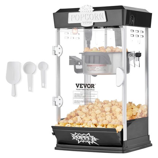 4O oz Popcorn Maker, Commercial Popcorn Machine. Countertop Popcorn Maker, 1.5 Gal per Batch