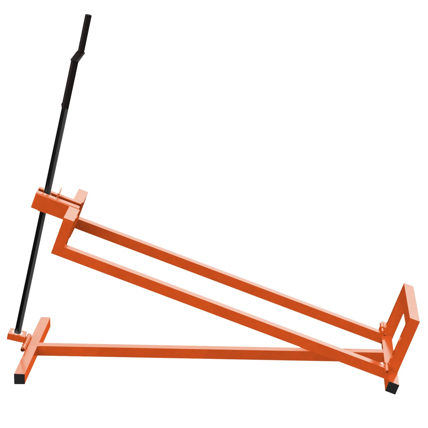 Lawn Mower Lift Jack -Lifting Platform 882 Lbs Capacity for Garden Tractors and Lawn Mowers, Manual Handle (Orange)