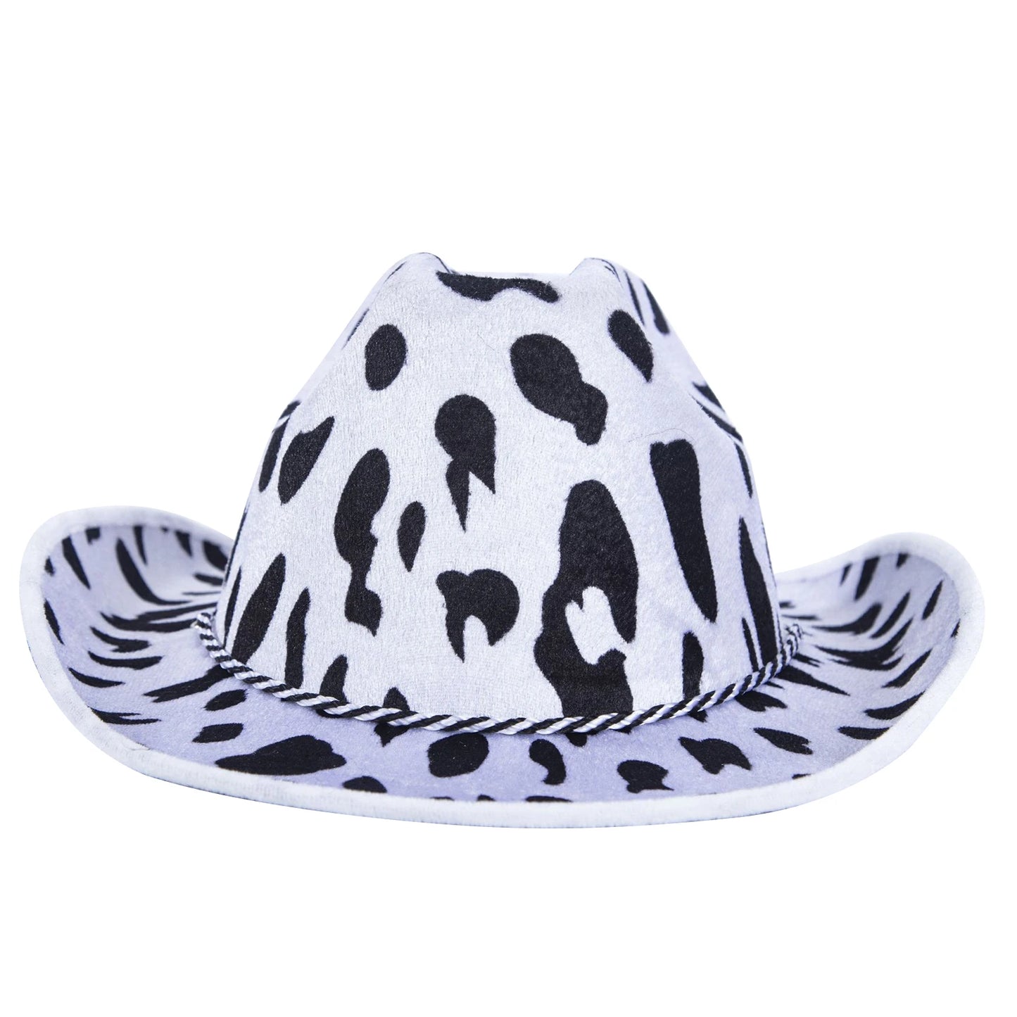 Sparkly Cowboy Hat with Rimless Heart Sunglasses and Ker-Chief for Women Men Party