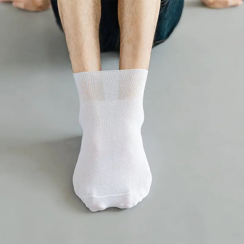 5Pairs Loose Mouth Socks, Diabetic to Aid Varicose Veins. Cotton Comfortable, extra wide for fat ankles