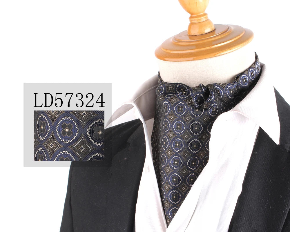 Paisley Cashew Tie Cravat Ascot