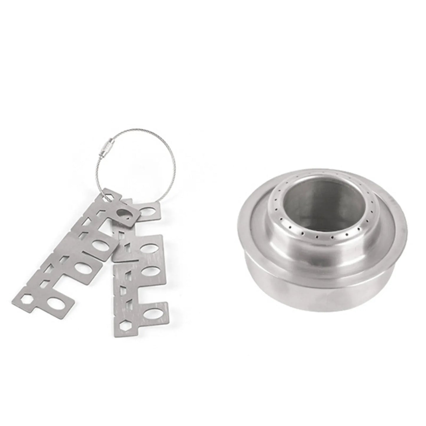 Portable Alcohol Stove, Outdoor Ultralight Aluminum Alloy Stove Cooking Burner, With Cross Stand For Camping Hiking