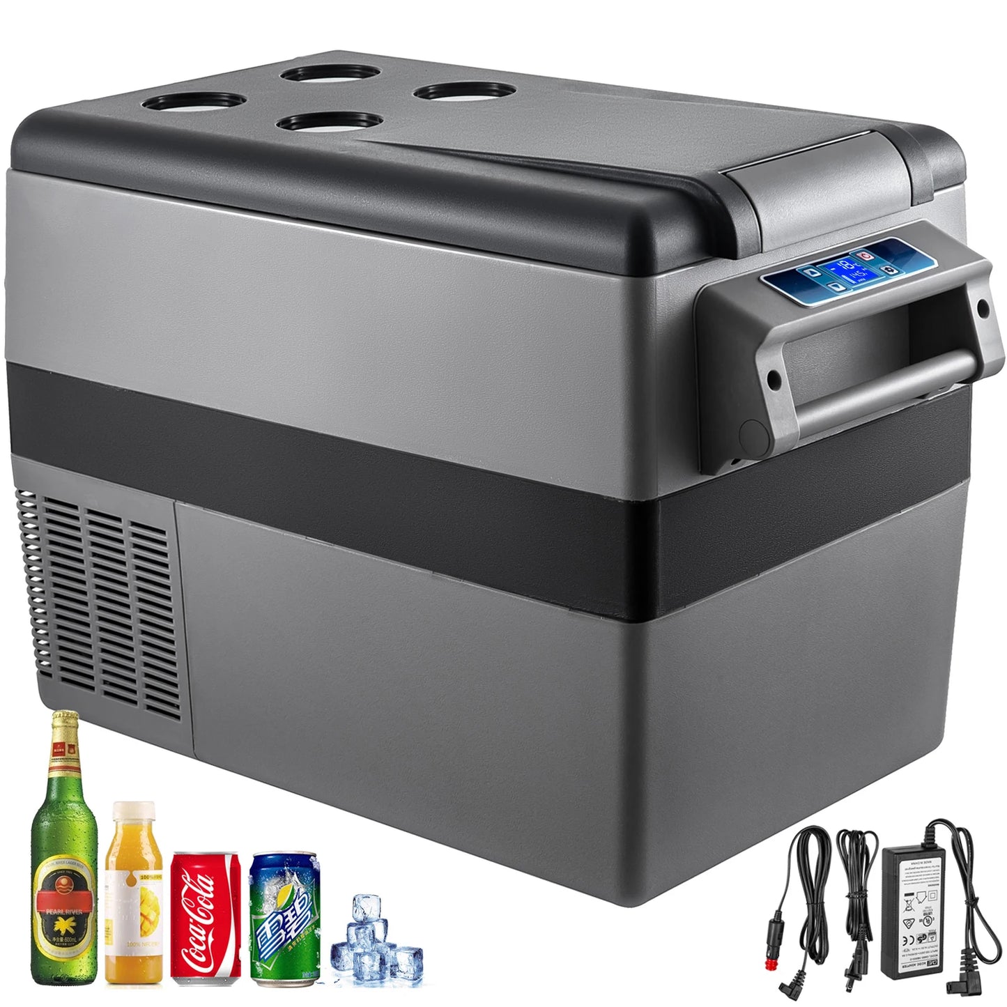 20L 22L 35L 45L 55L Car Refrigerator Mini Fridge, Freezer. Portable Compressor Cooler DC 110-240V