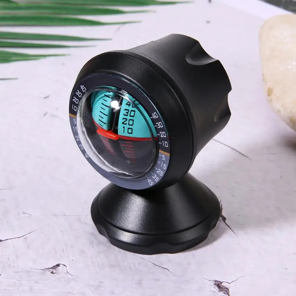 Multifunction Car Inclinometer Level Tilt Gauge Indicator, Slope Meter Gradient Balancer for Outdoor Camping