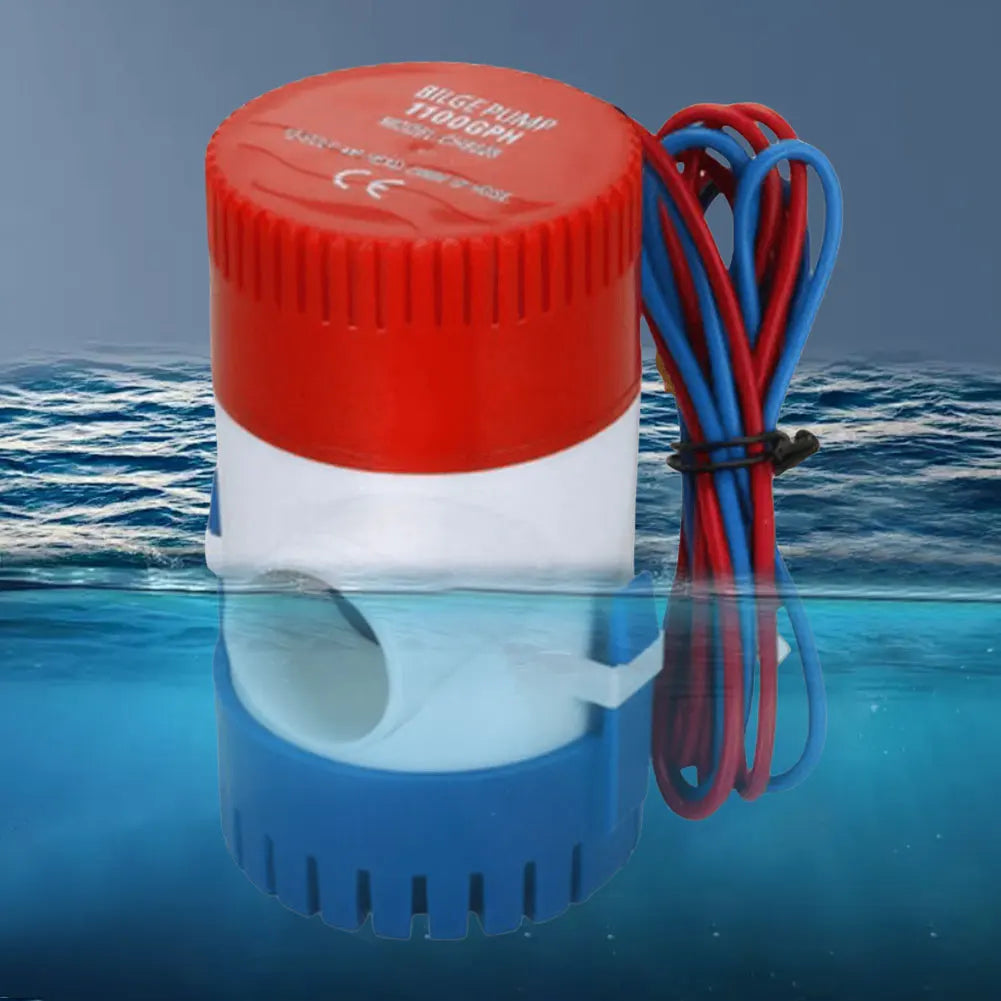 1100GPH Submersible Bilge Pump 12V Low Noise