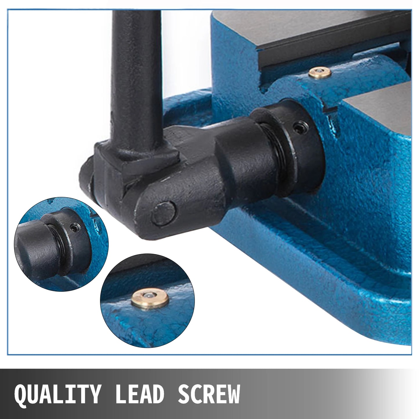 3 Inch / 5 Inch Jaw Width Heavy Duty Vise, Bench Clamp Vise High Precision, 360 Degree Swiveling Base