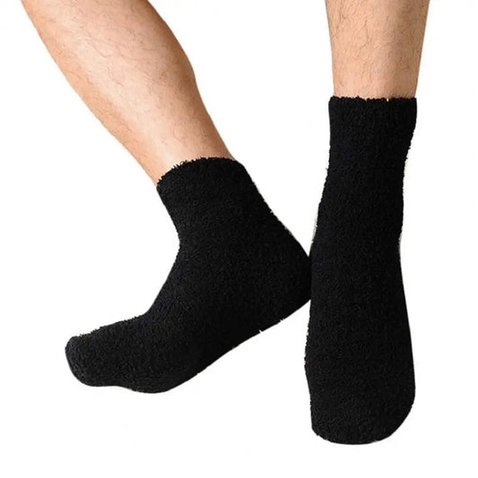 Mens Moisture Wicking Outdoor Cotton Socks Compression Cushion Crew Socks 1 Pair