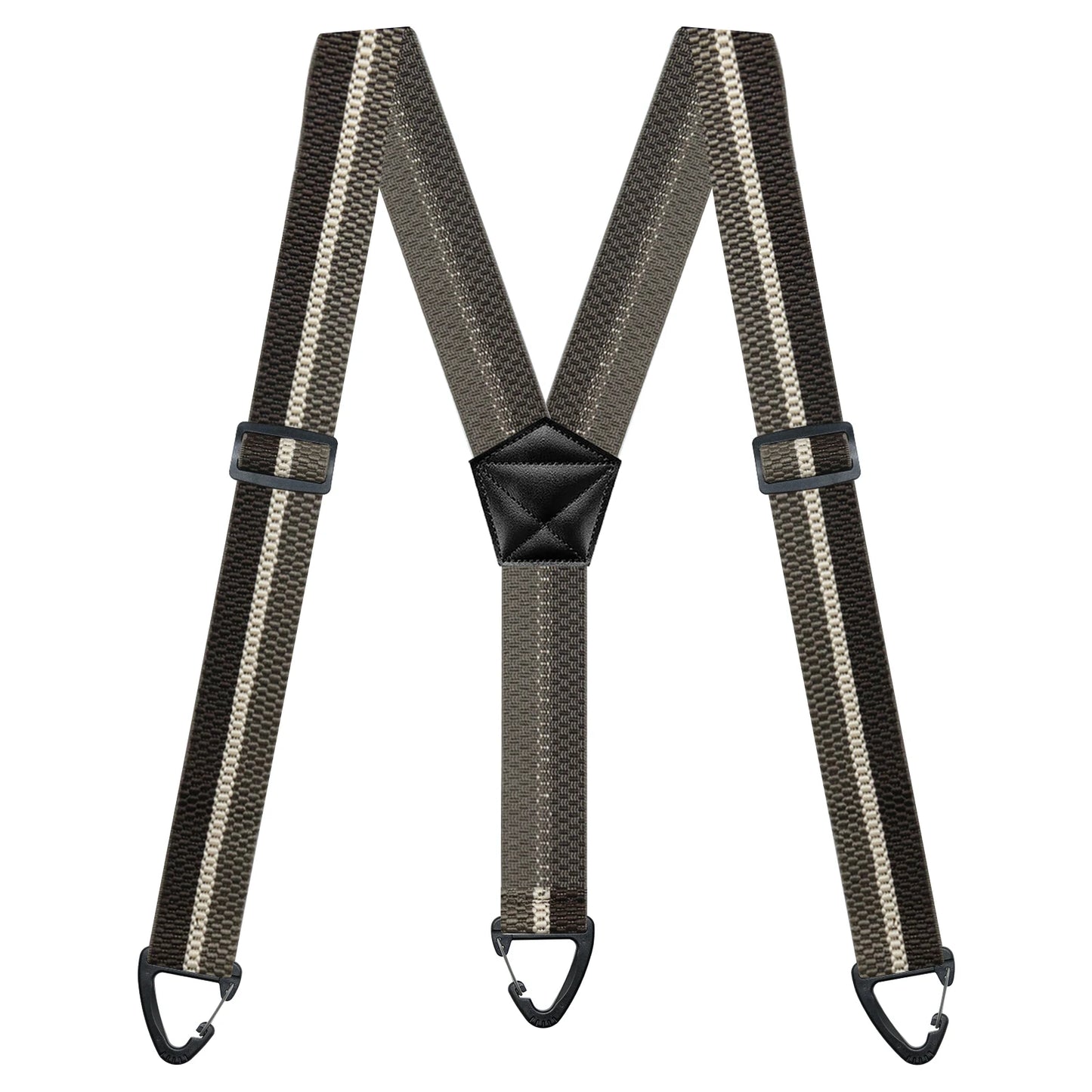 Hidden Suspenders for Men, Heavy Duty Work Under Back Suspender, 1.5 Inches wide with 3 Snap Loop