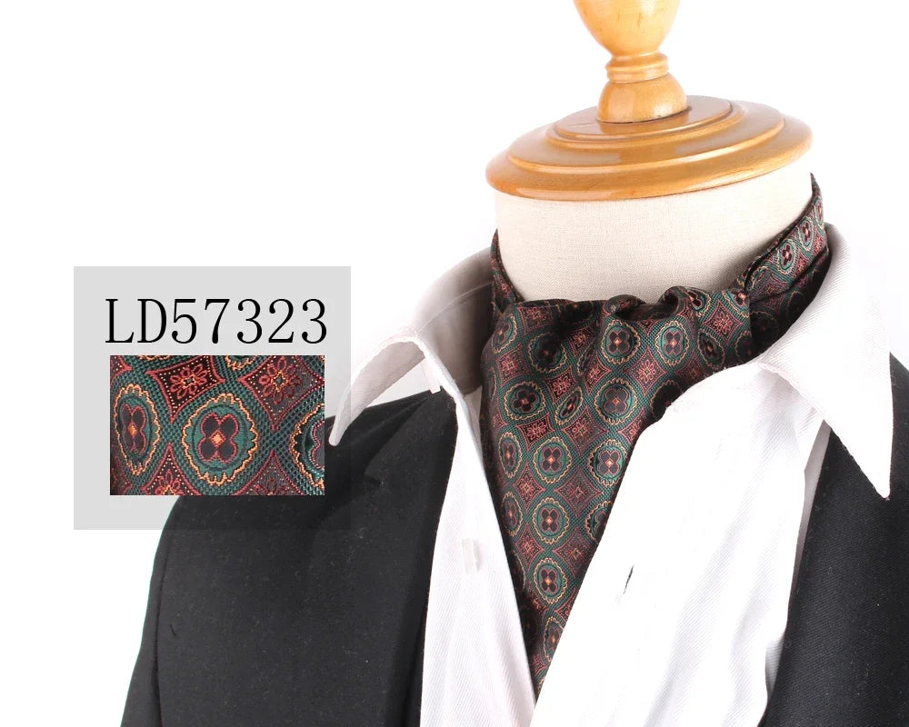 Paisley Cashew Tie Cravat Ascot