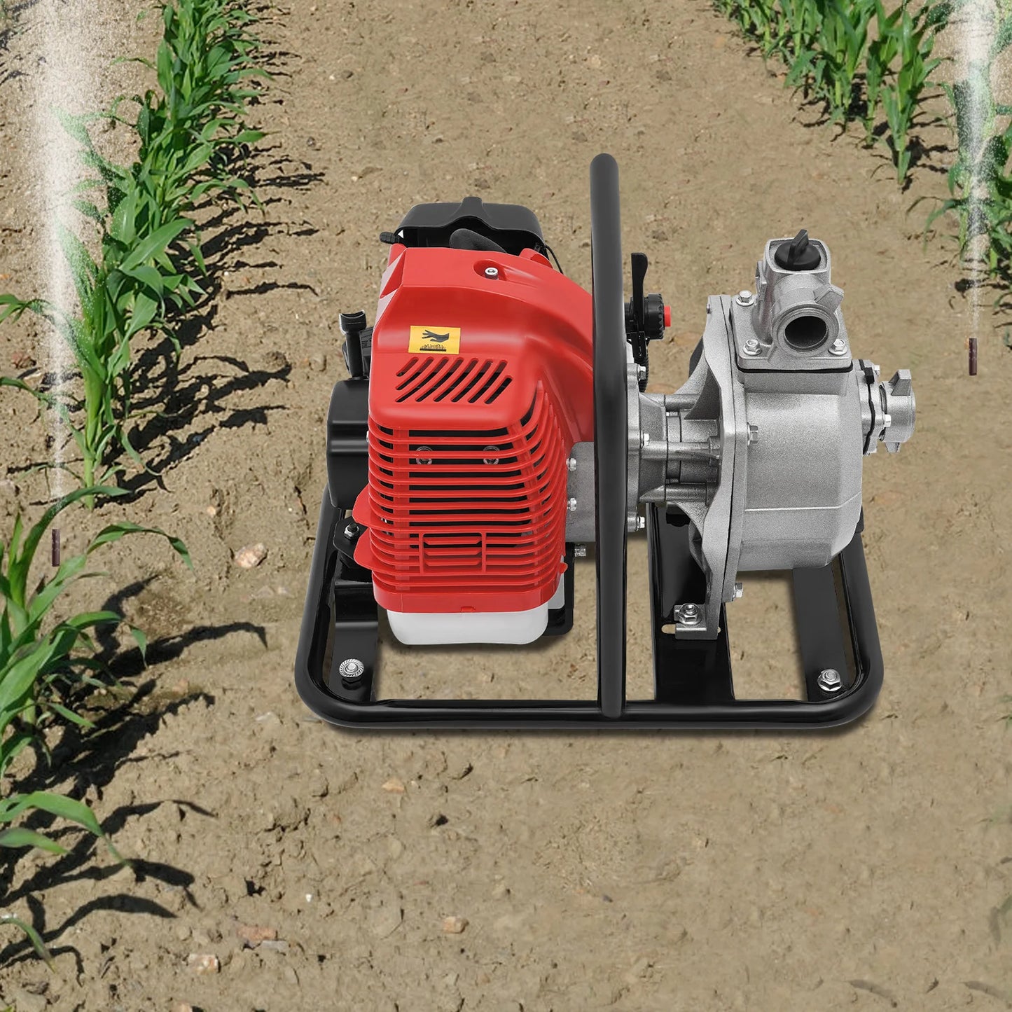 1250W Gasoline Engine Water Pump, 2-Stroke Engine Water Pump ,43CC Water Transfer