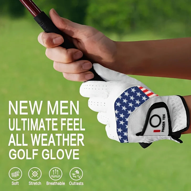 Mens Golf Gloves 2 PCS Left Hand