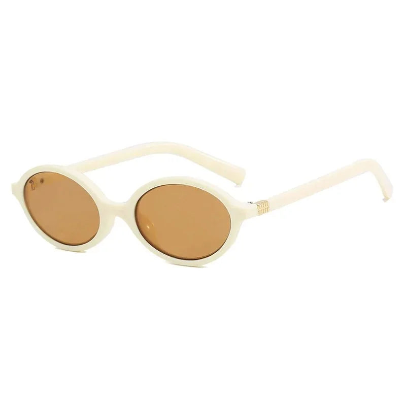 Small Oval Leopard Sunglasses,