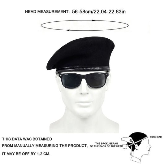 1piece Unisex Solid Color Beret hat
