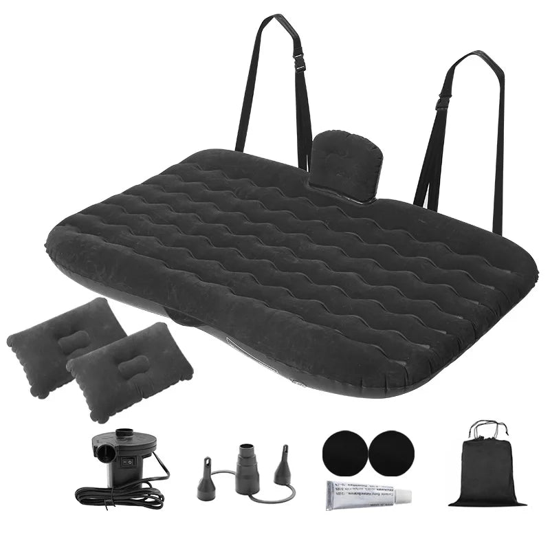 Back Seat Car Seat Cover, Camping Air Mattress,  Travel Bed, Inflatable Extra Long Mattress For SUV