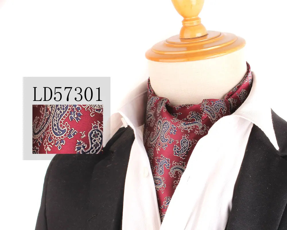 Paisley Cashew Tie Cravat Ascot