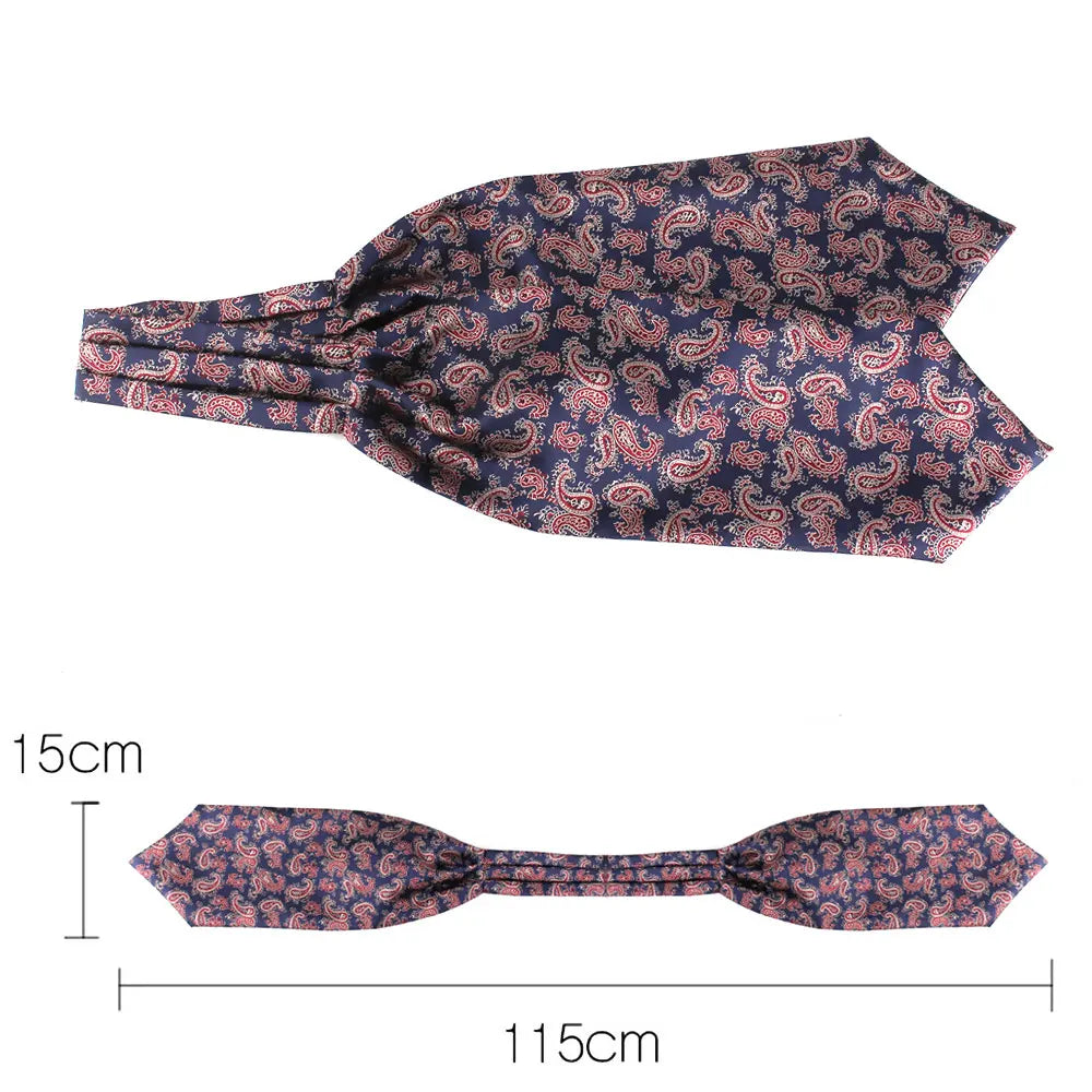 Paisley Cashew Tie Cravat Ascot