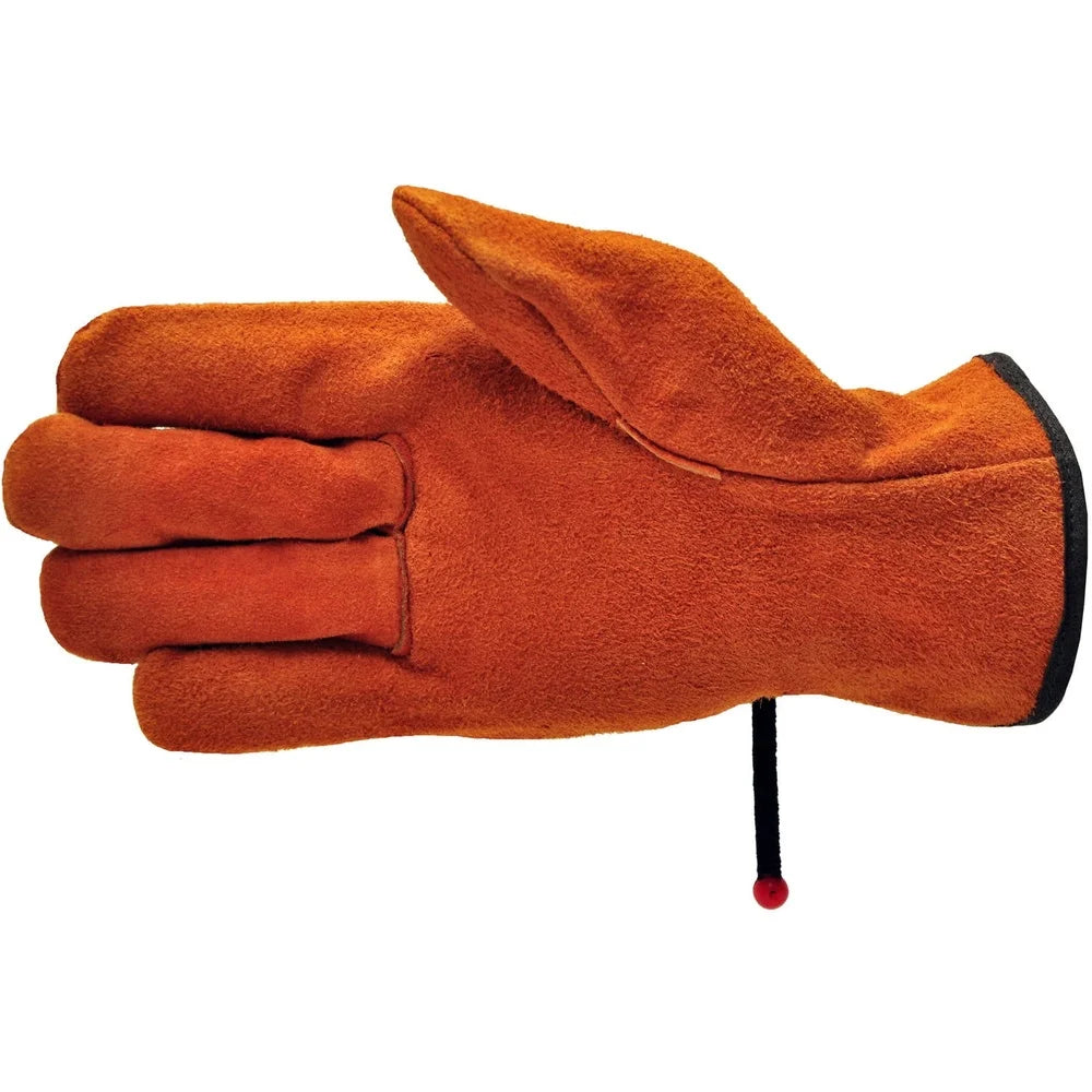 High Quality Split Cowhide Leather Gloves Straight Thumb Large Pack of 3 Durable Comfortable Work Gloves