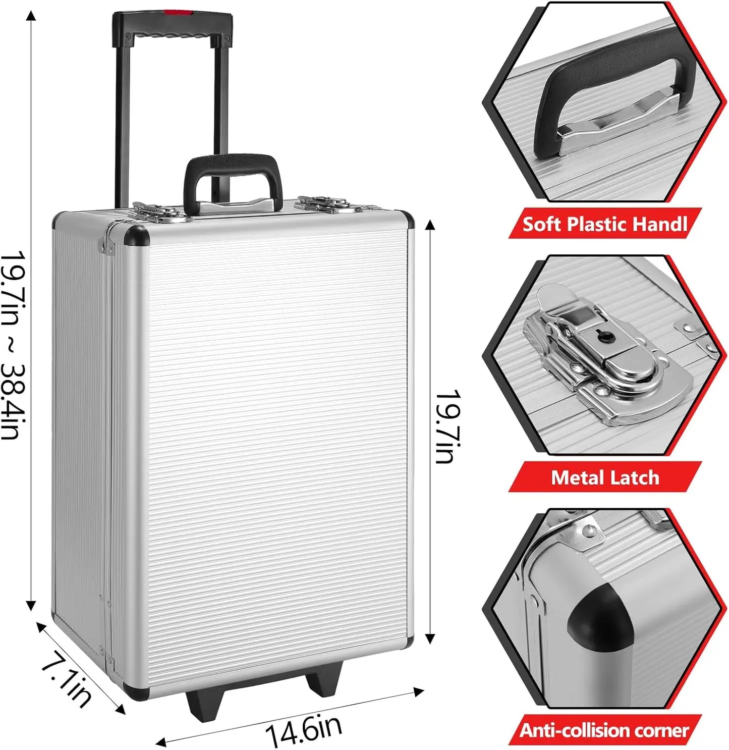 799pcs Tool Set Home Repair Tool kit with Trolley Case Mechanic Wrenches, Sockets, Hand Tools for Daily Use