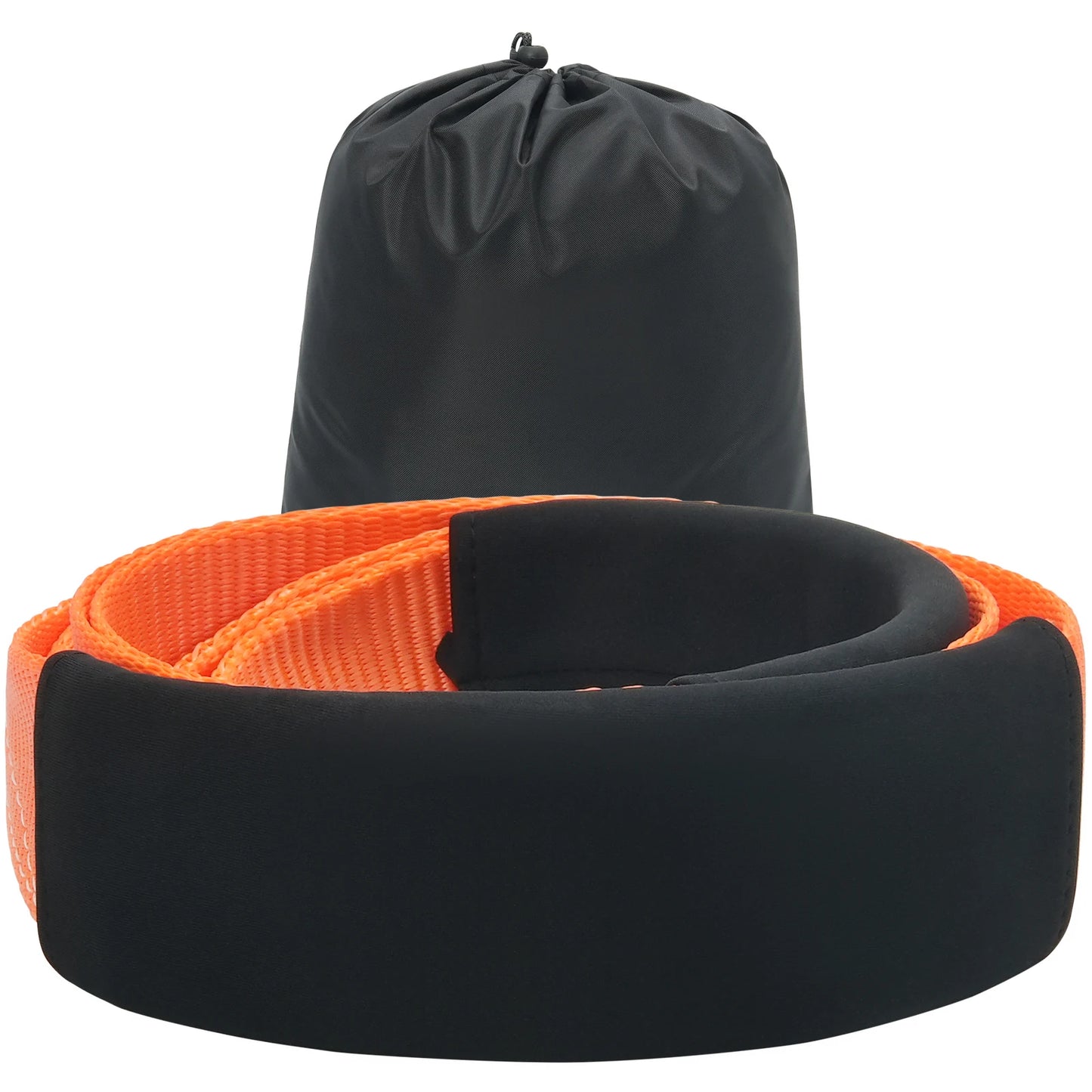 20/30ft Car Tow Cable Trailer Towing Pull Rope 2/3/4in Winch Line Extension Strap for Van Road Recovery Car Accessories