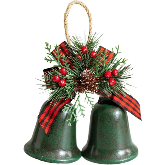 Vintage Hanging Decorative Bells for Christmas Trees, Door, Wall, Window Indoor and Outdoor