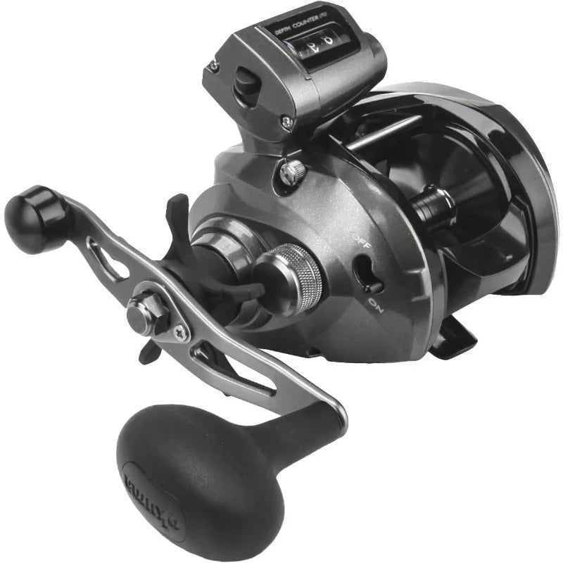 Low Profile Line Counter Graphite Frame Fishing Reel