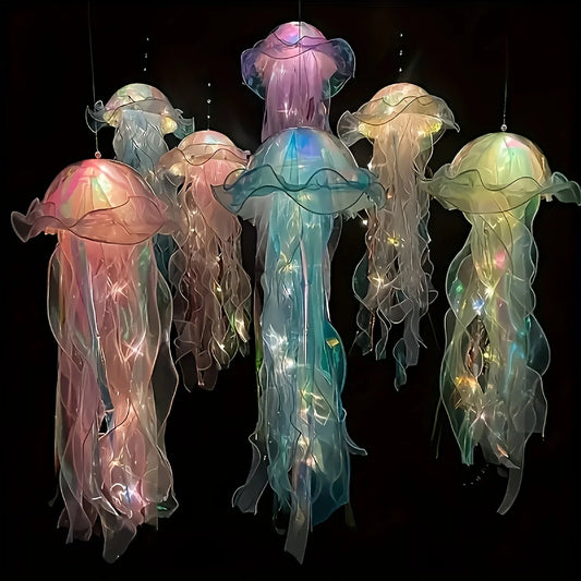 One Piece New LED Jellyfish Chandelier Hanging Tree Lights Outdoor Patio