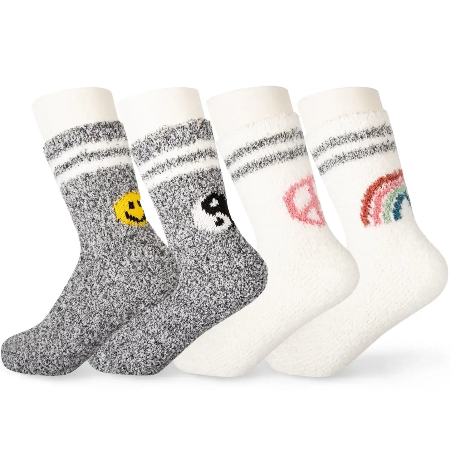 Fuzzy Socks for Women Cozy Crew Soft Fuzzy Socks