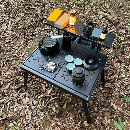 Outdoor Camping Gas Stove Small Camping Stove with Storage Bag Portable Cooking Stove Adjustable for Outdoor Camp