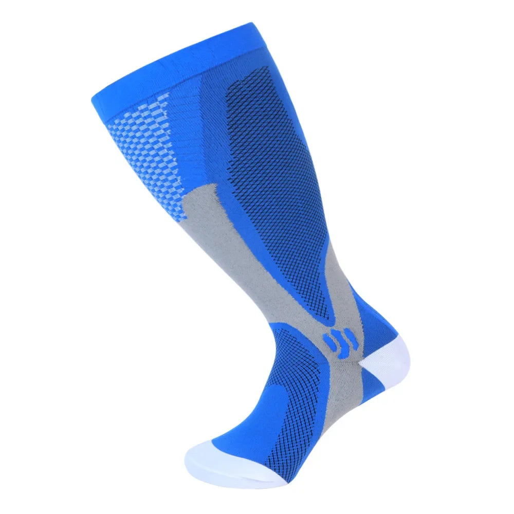 1/3Pairs 3XL-7XLPlus Size Wide Calf Compression Socks Women Men 15-20mmhg